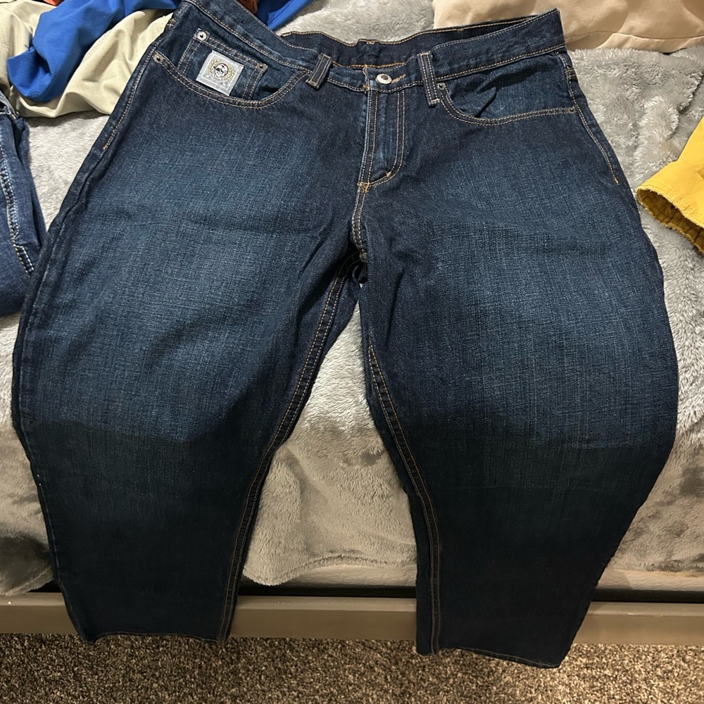 Cinch Dark Blue Relaxed Fit Jeans